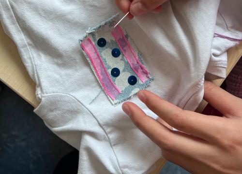 Clothing repair workshop